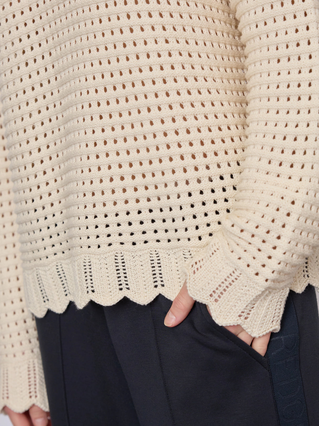 Redgreen Woman Jordan Striktrøje Dame - Ecru -