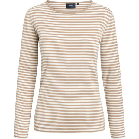 Sea Ranch Josefine Long Sleeve T-shirt - Camel / Pearl - Camel Pearl