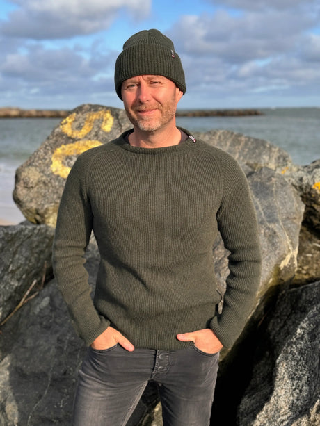 Woolwear Jurmo Striktrøje Dame / Herre - Pine Green -