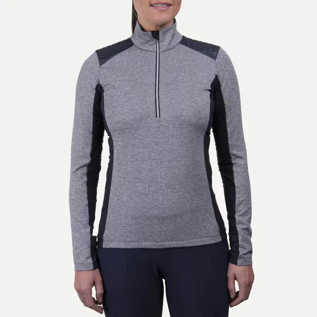 Kjus Women's Forun Midlayer Half-Zip Skiundertrøje Dame - Deep Space