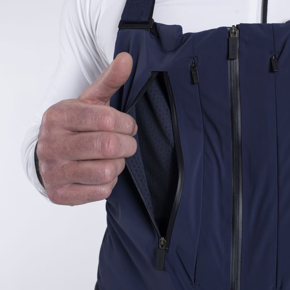 Kjus Men's Ligety Bib Skibukser Herre - KJUS Navy -