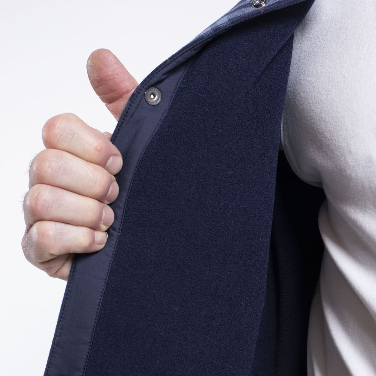 Kjus Men's Ray Warm Shirt Skjorte Herre - KJUS Navy/Admiral Blue