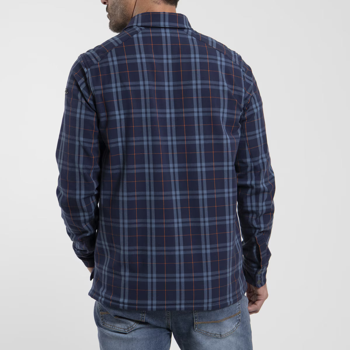 Kjus Men's Ray Warm Shirt Skjorte Herre - KJUS Navy/Admiral Blue