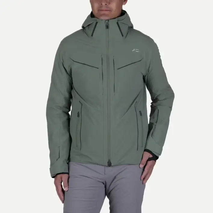 Kjus Men's Formula Jacket Skijakke Herre - Green Smoke - Green Smoke