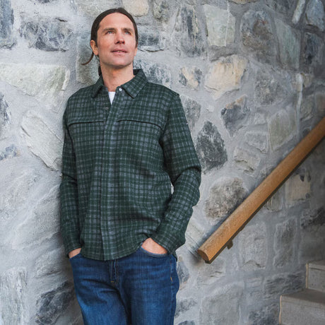 Kjus Men Yellowstone Shirt Skjorte Herre - Admiral Blue/KJUS Navy -