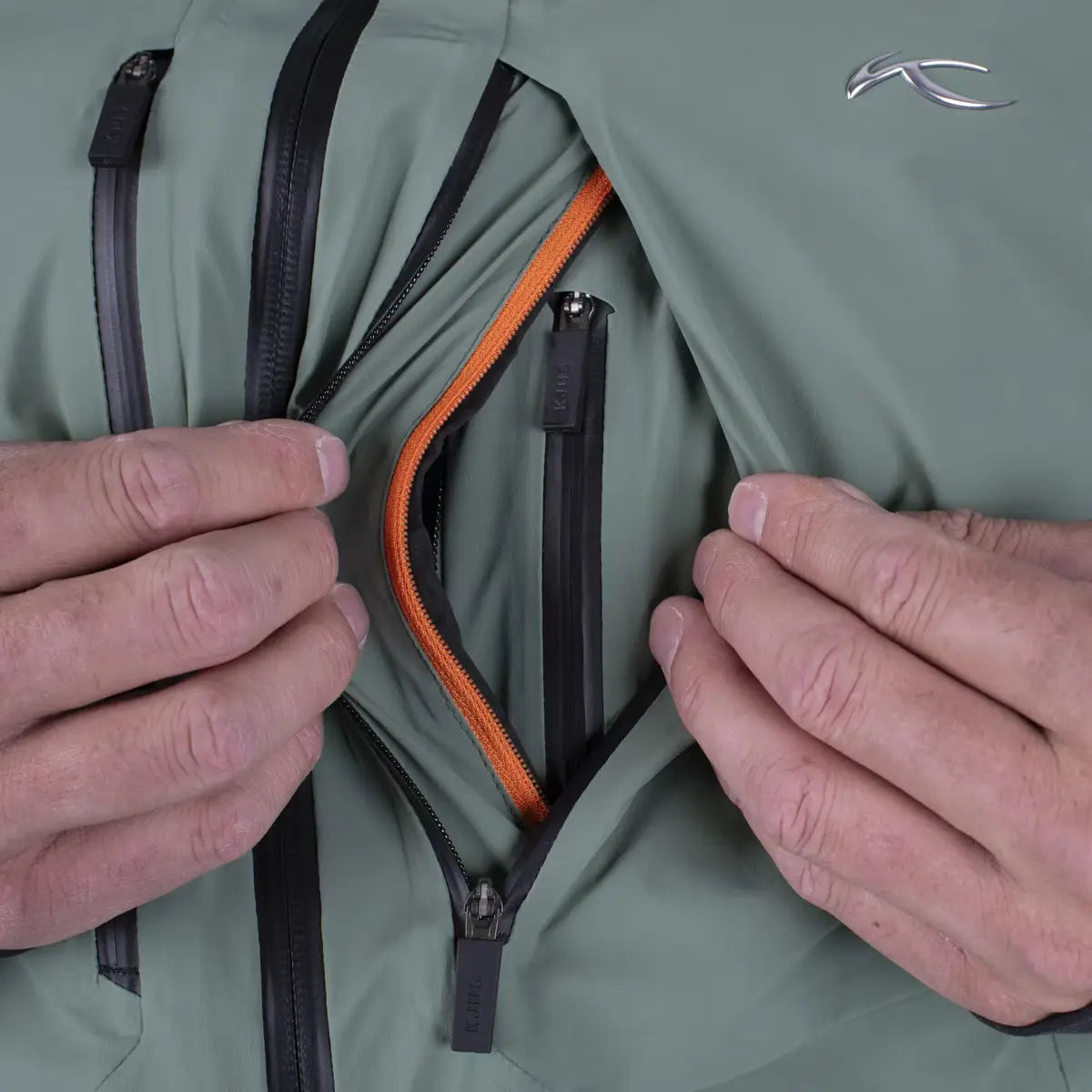 Kjus Men's Ligety Jacket Skijakke Herre - Smoke -