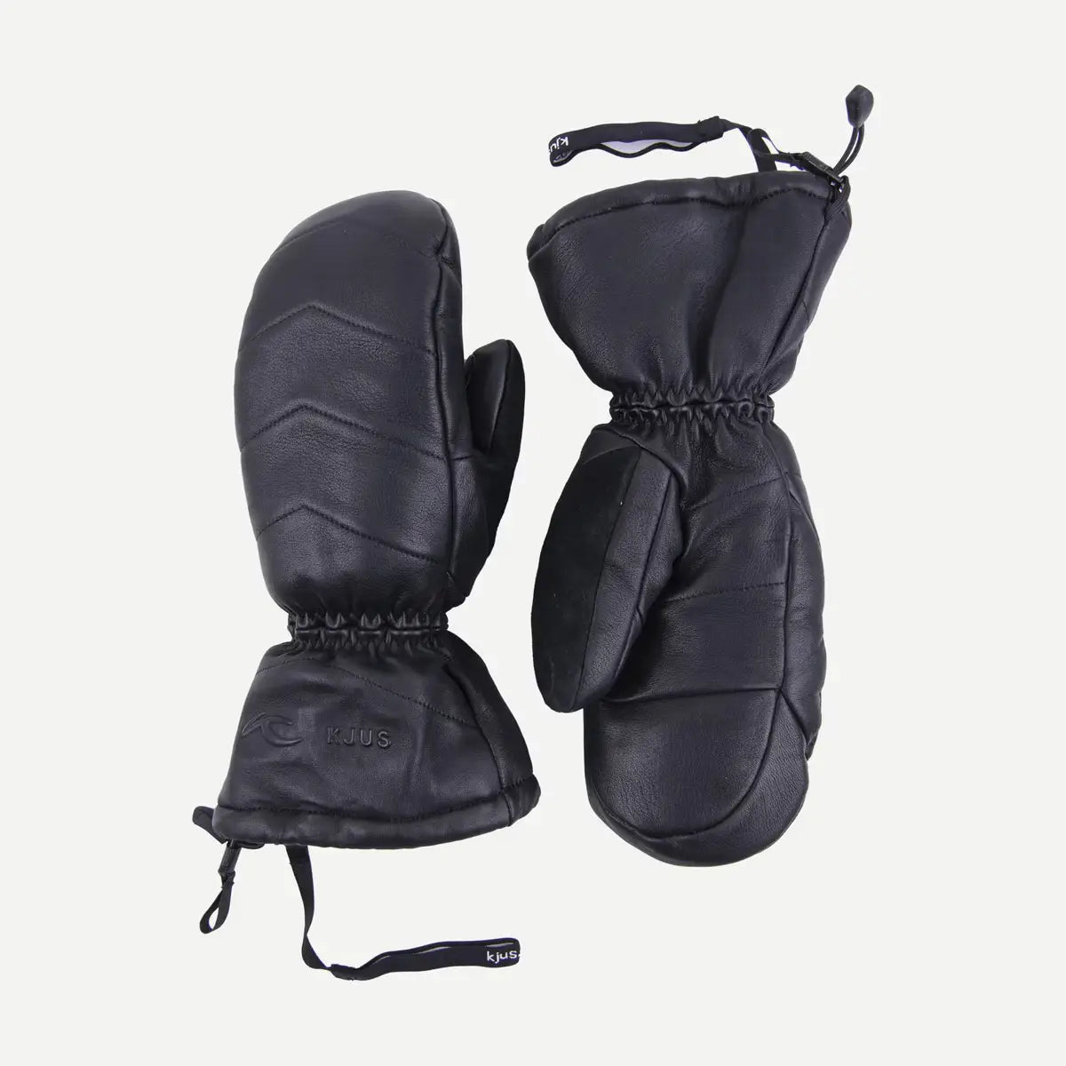 Kjus Unisex Leather Mitten Skiluffer Dame / Herre - Black