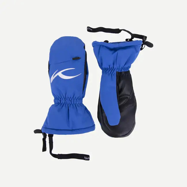 Kjus Juniors Logo Mitten Skiluffer Børn - Bright Blue 5.5