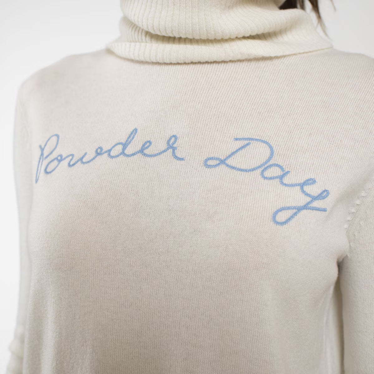 Kjus Women's Snow Sweater Dame - White/Tranquil Blue -