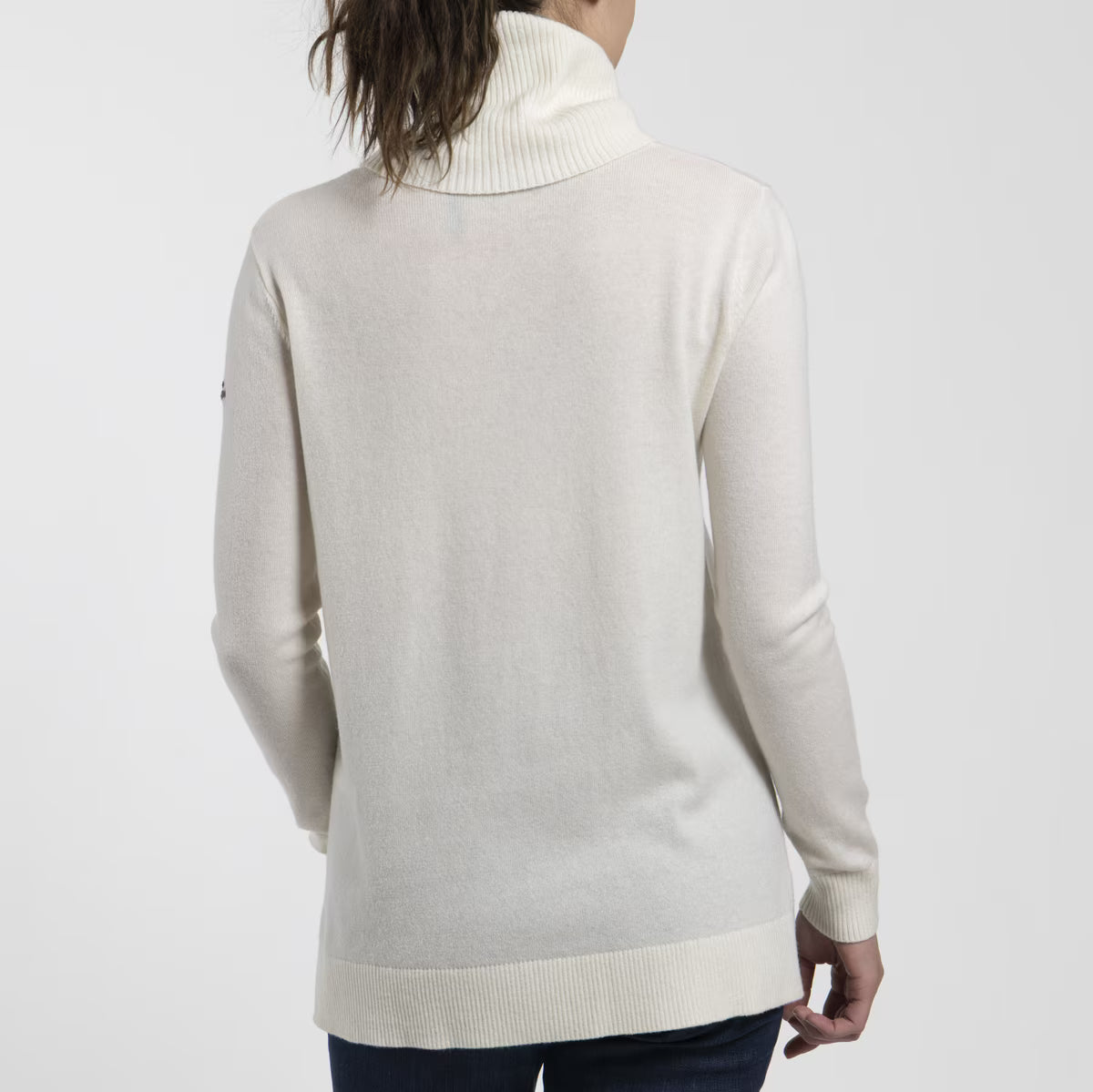 Kjus Women's Snow Sweater Dame - White/Tranquil Blue -