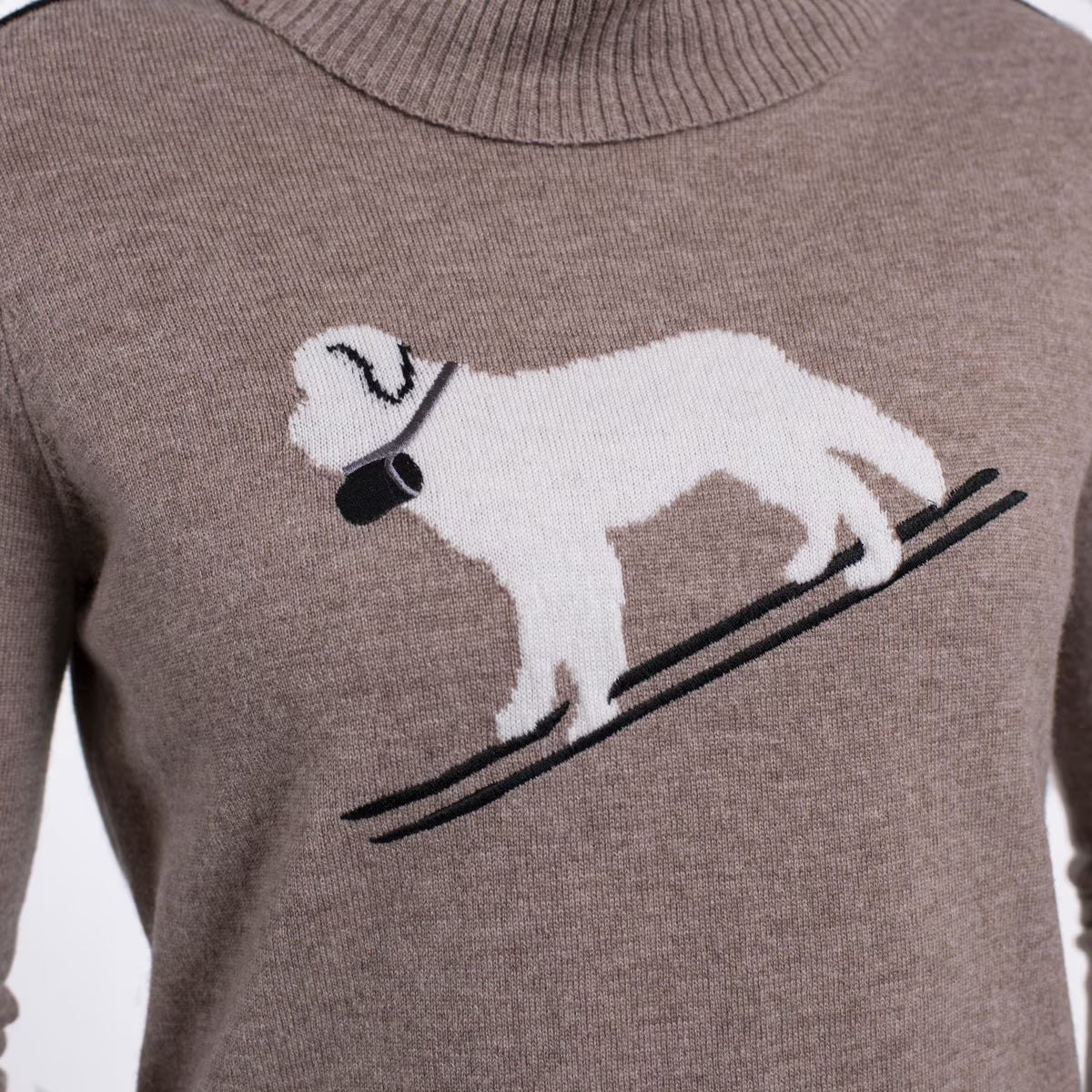 Kjus Women's Snow Sweater Dame - Willow/Black -