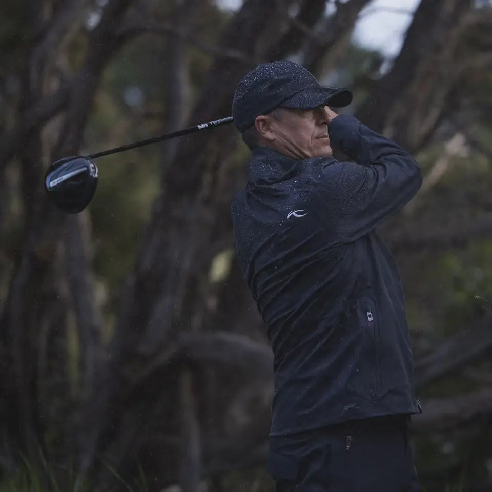 Kjus Men's Pro 3L 3.0 Golfregntøj Sæt Herre - Black -