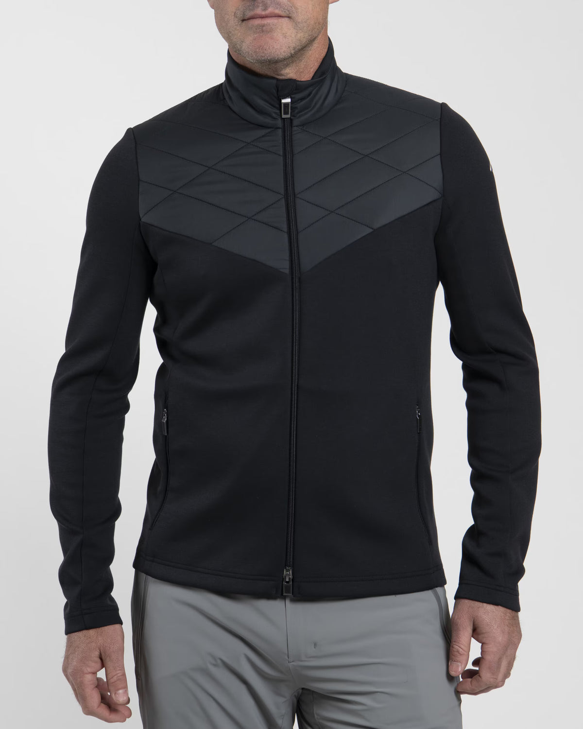 Kjus Men's Formula Midlayer Jacket Mellemlag Herre - Black - Black - K00626_K0062623_MF