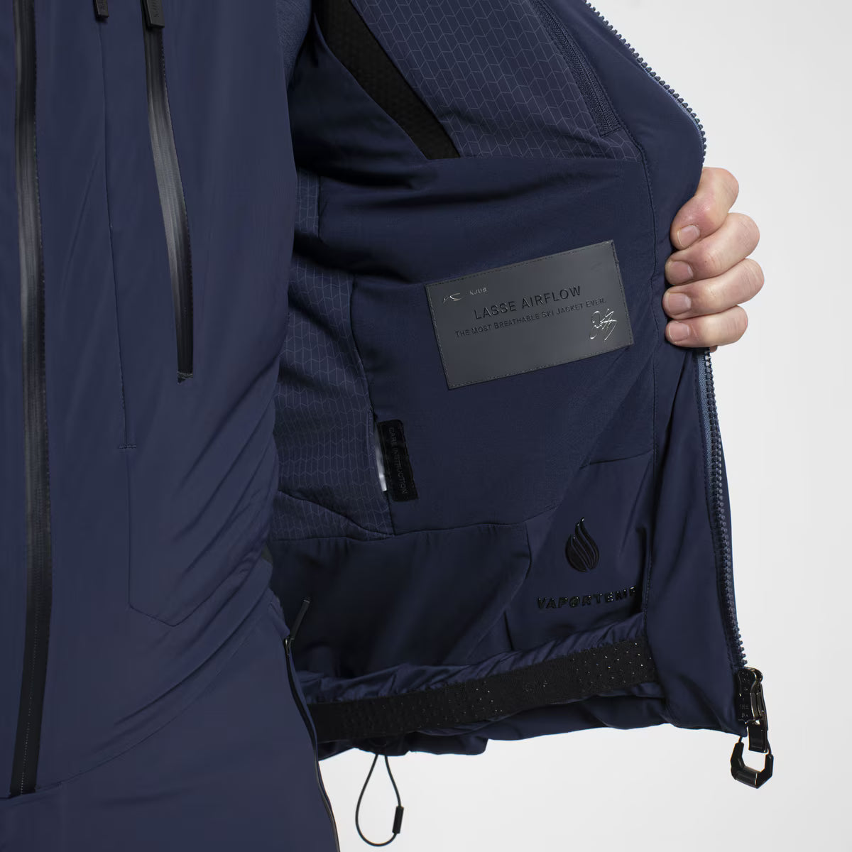 Kjus Men's Lasse Airflow Jacket Skijakke Herre - KJUS Navy/Admiral Blue
