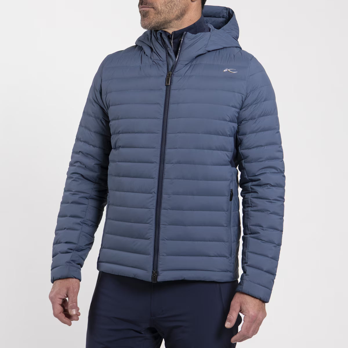 Kjus Men's FRX Blackcomb Hooded Dunjakke Herre - Admiral Blue/KJUS Navy