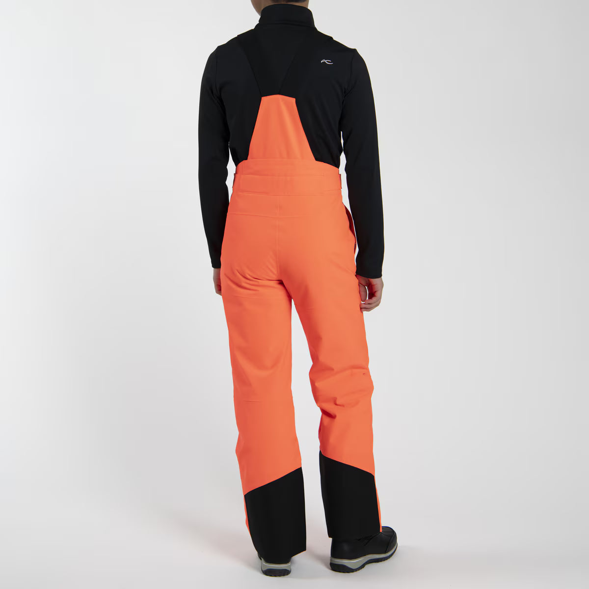 KJUS Boys' Vector Max Trousers Skibukser Børn - Solar Flare/Black
