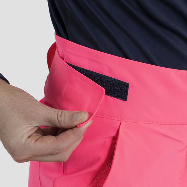 KJUS Girls' Whiteout Trousers Skibukser Børn - Cyber Pink/Atlanta Blue -