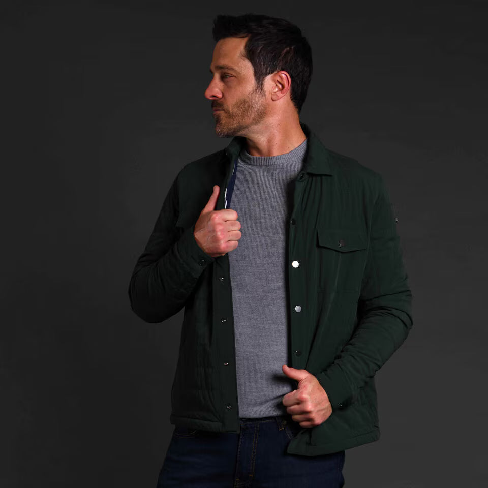 Kjus Men's Sierra Shirt Jacket Skjortejakke Herre - KJUS Navy