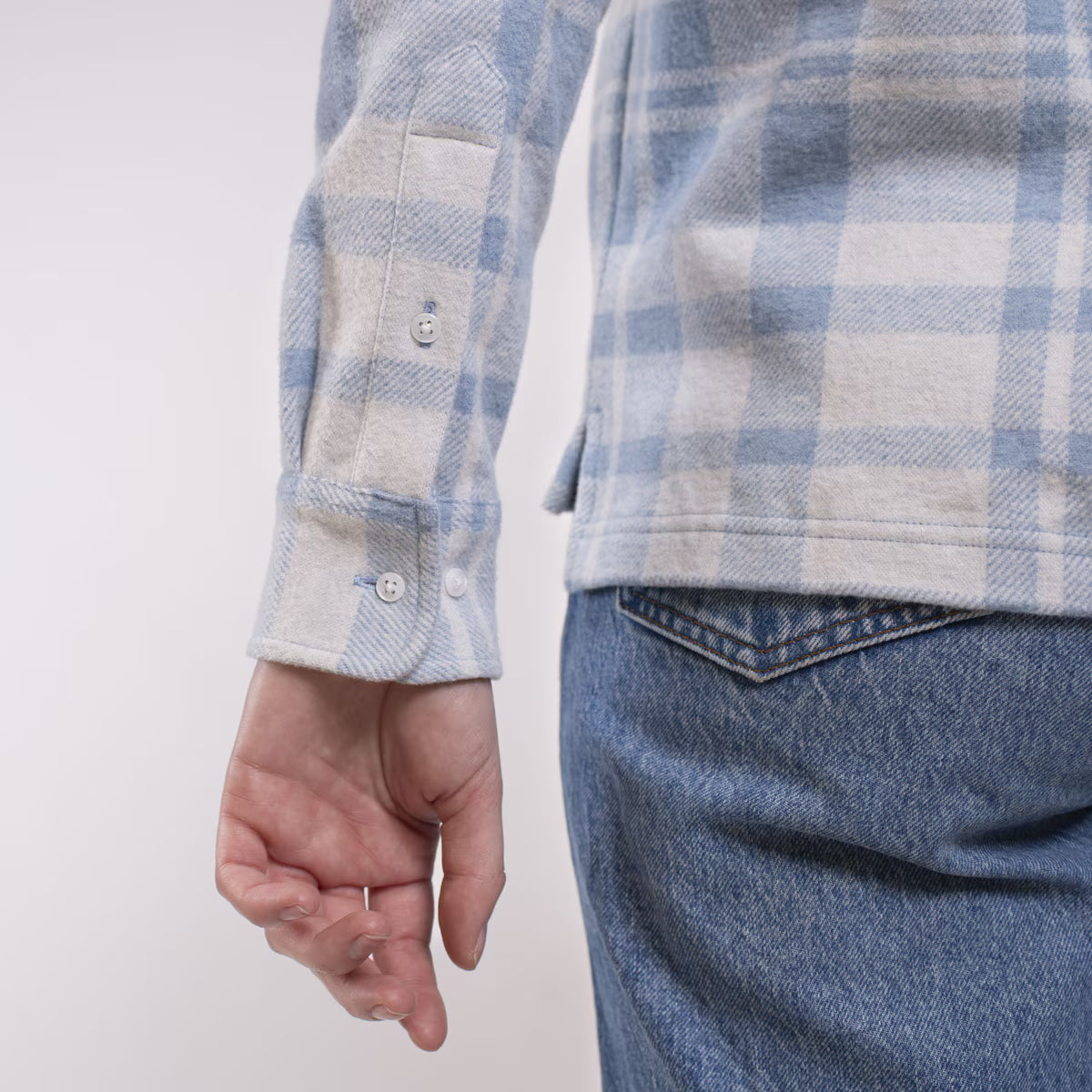 Kjus Women's Yellowstone Shirt Skjorte Dame - Tranquil Blue/White -