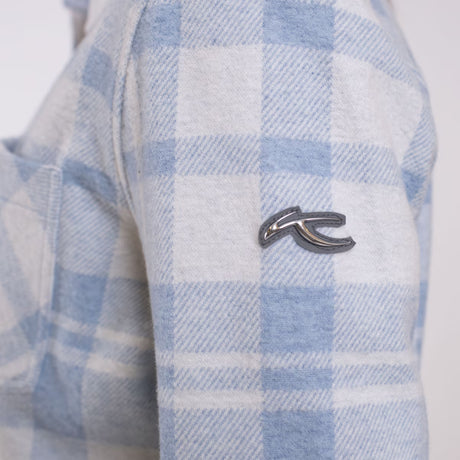 Kjus Women's Yellowstone Shirt Skjorte Dame - Tranquil Blue/White -