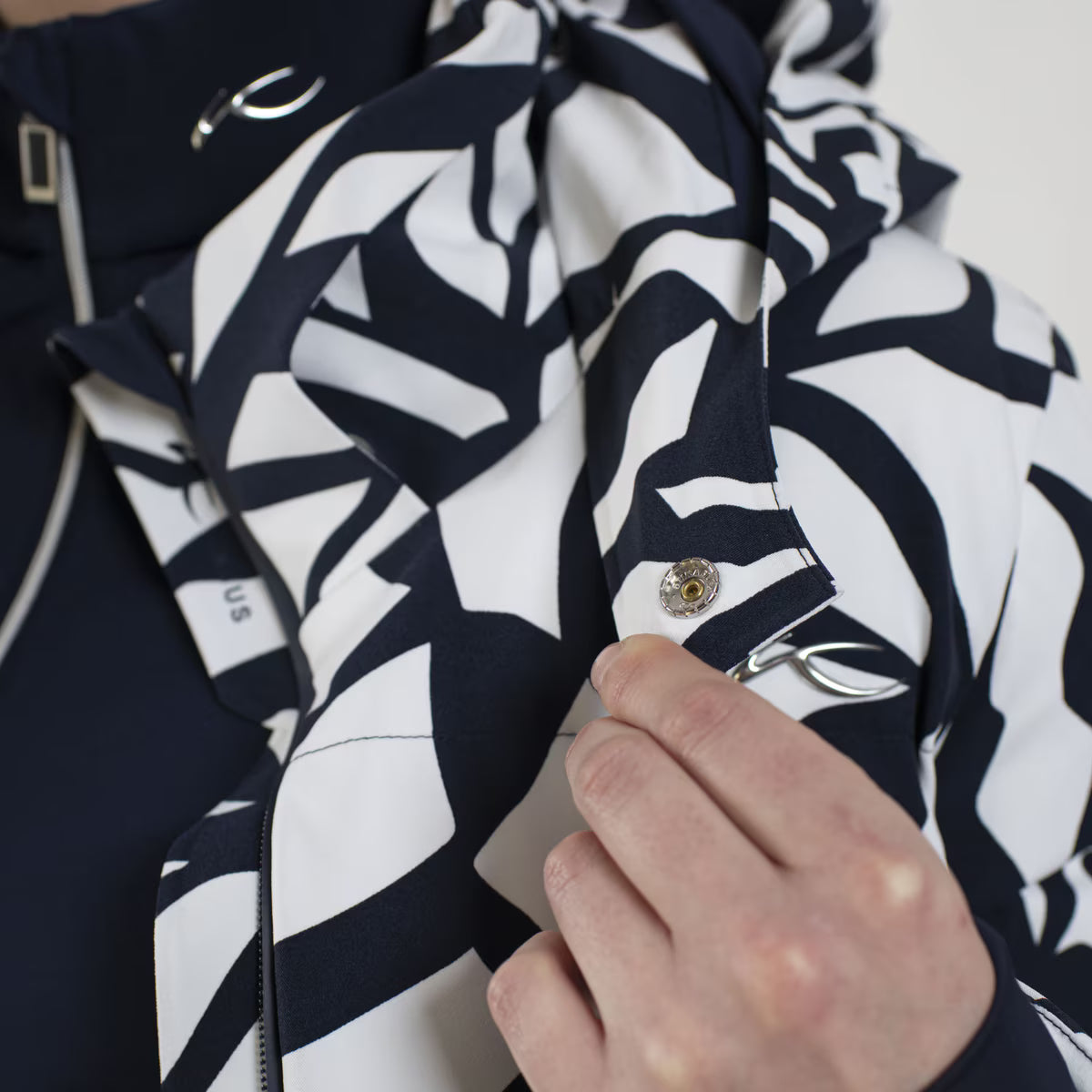 Kjus Women's Twilight Jacket Skijakke Dame - Navy/White