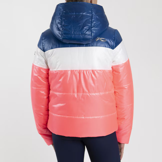 Kjus Juniors Backflip Jacket - Cyber Pink/Atlanta Blue -