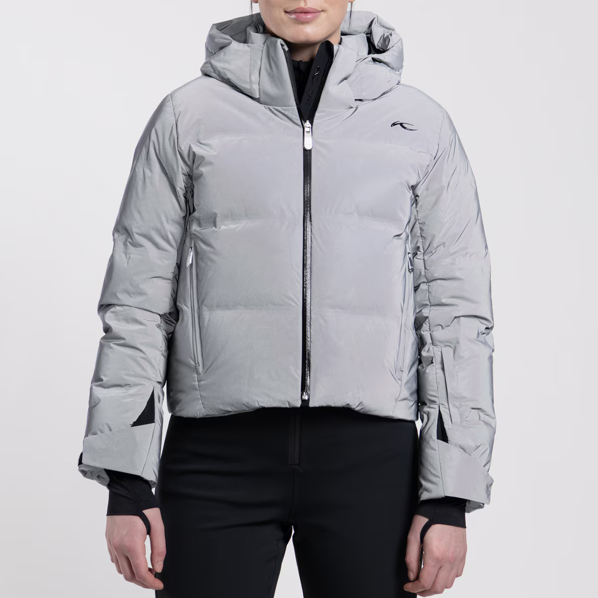 Kjus Women's Reflect Jacket Skijakke Dame - Reflective/Black
