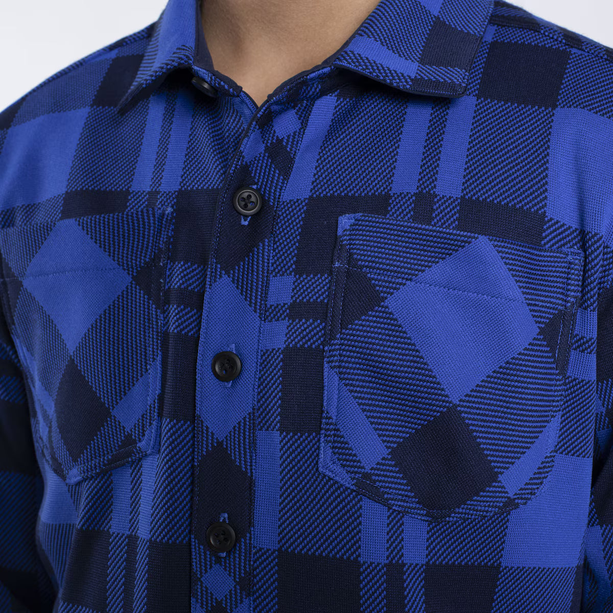 KJUS Boys' Ray Warm Shirt Skjorte Børn - Trailblazer/Atlanta Blue -