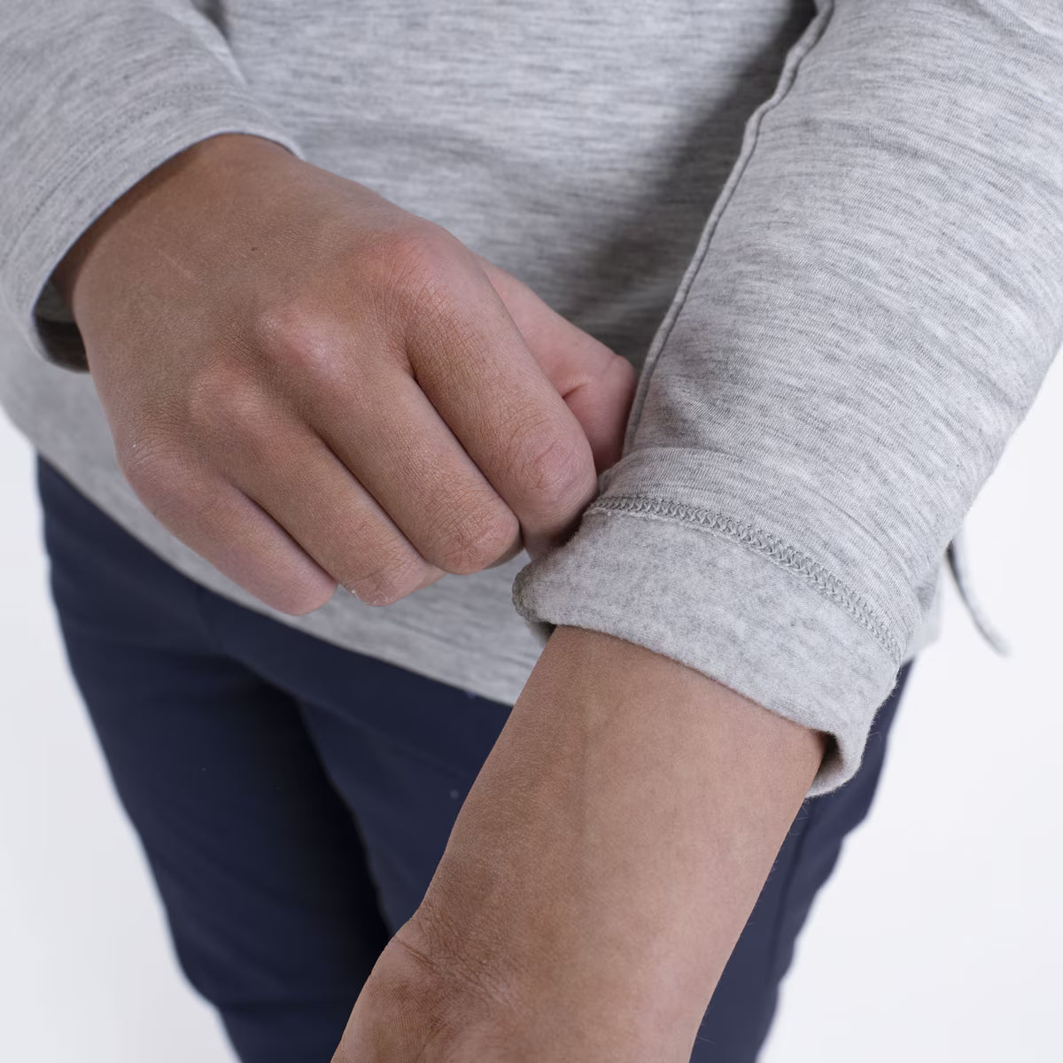 Kjus Girls' Snow Pullover - Alloy/Atlanta Blue