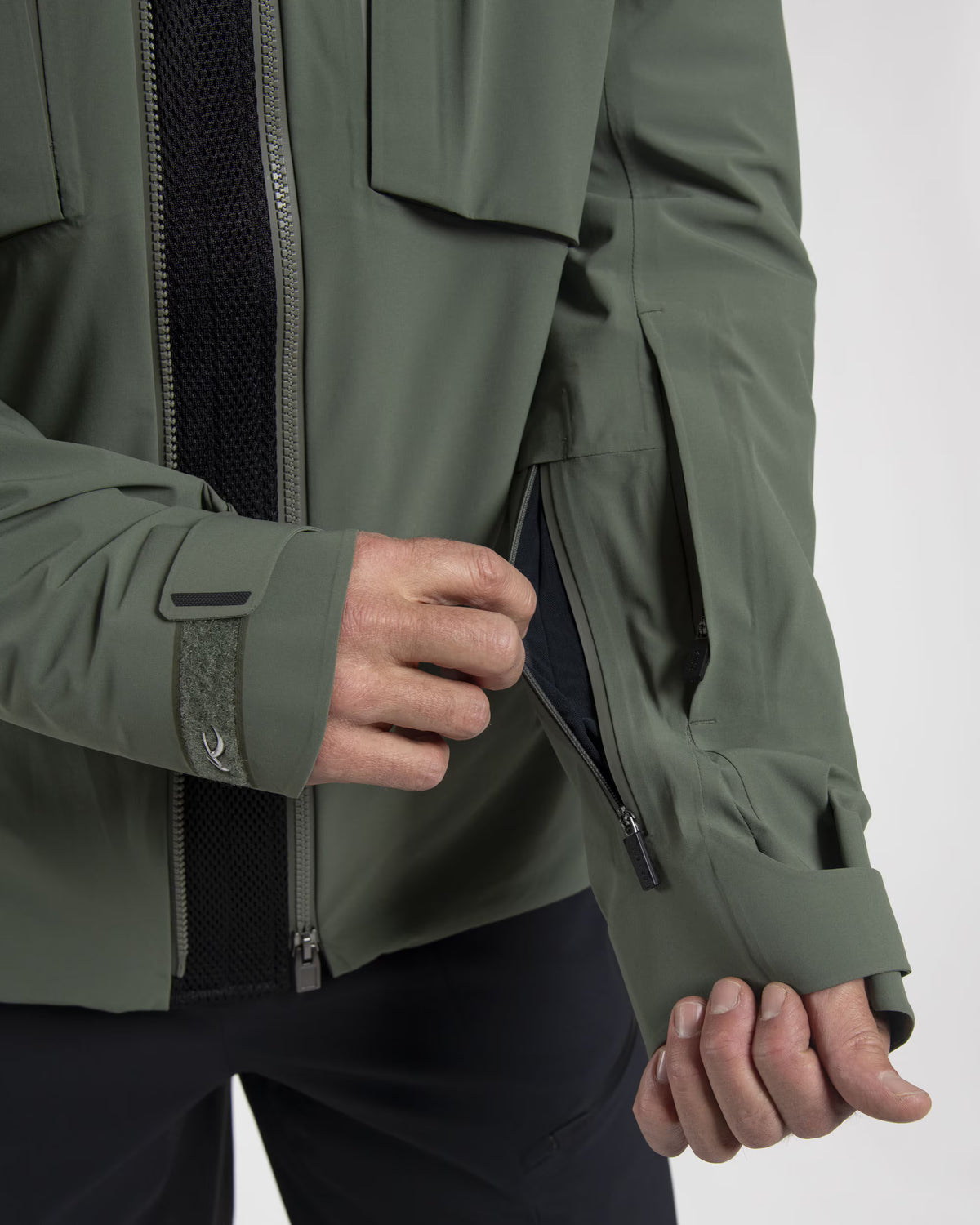 Kjus Men's Lucas FRX Shell Jacket Skijakke Herre - Green Slate - - K01127_K0112703_D03