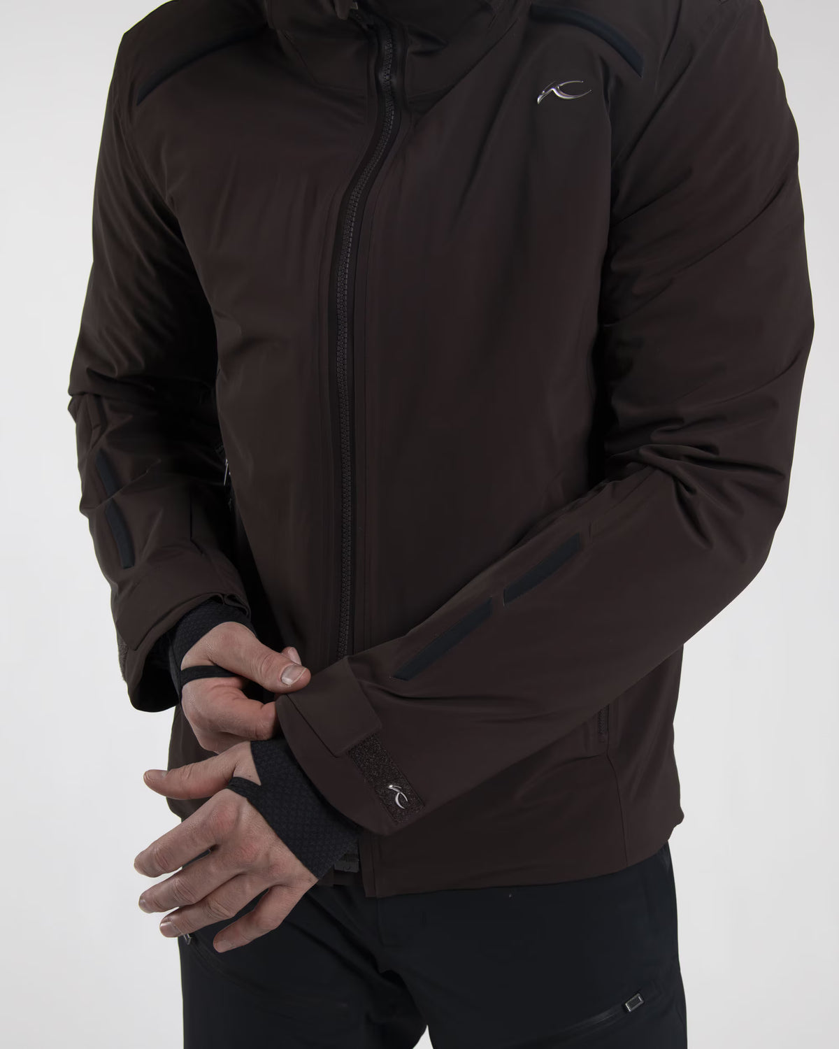 Kjus Men's Cirque Jacket Skijakke Herre - Espresso/Black