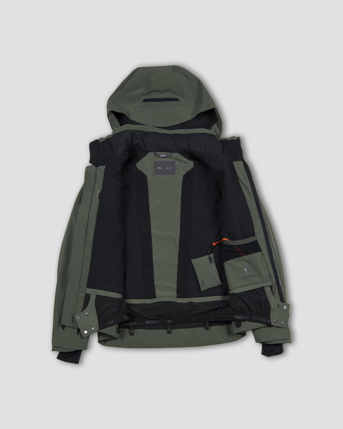 Kjus Men's Cirque Jacket Skijakke Herre - Green Slate/Black