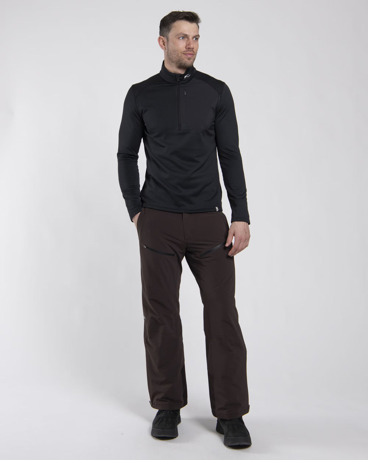 Men's Hydro Midlayer Half-Zip Mellemlag Herre - Black