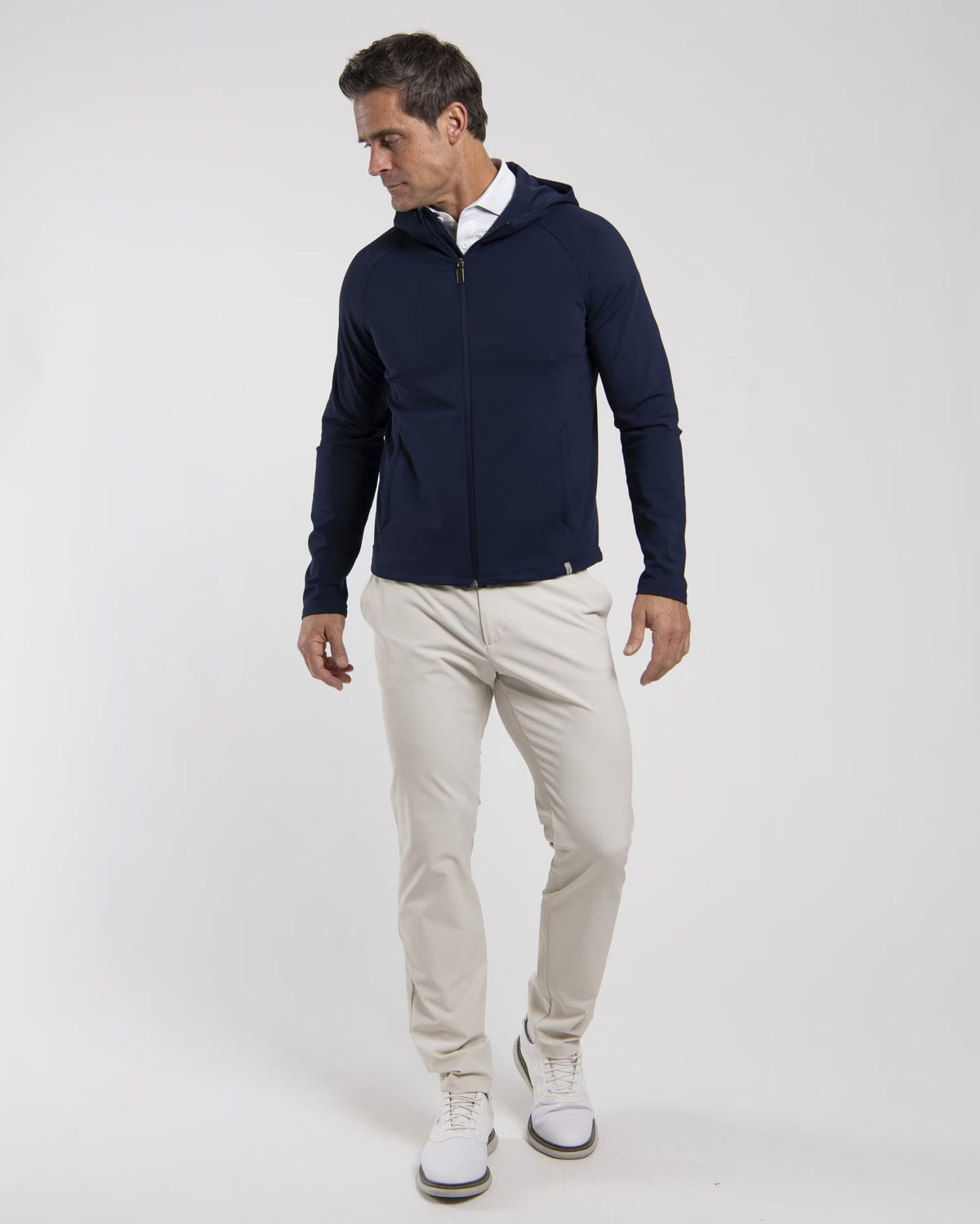 Kjus Men's Charge Hooded Midlayer Mellemlag Herre – KJUS Navy