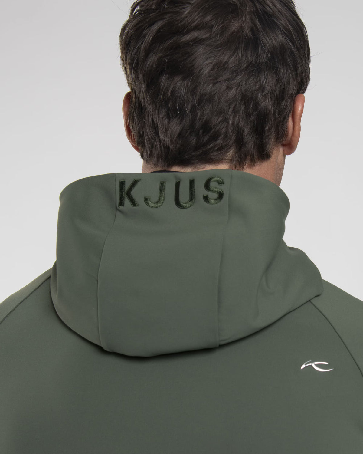 Kjus Men's Charge Hooded Midlayer Mellemlag Herre – Green Slate