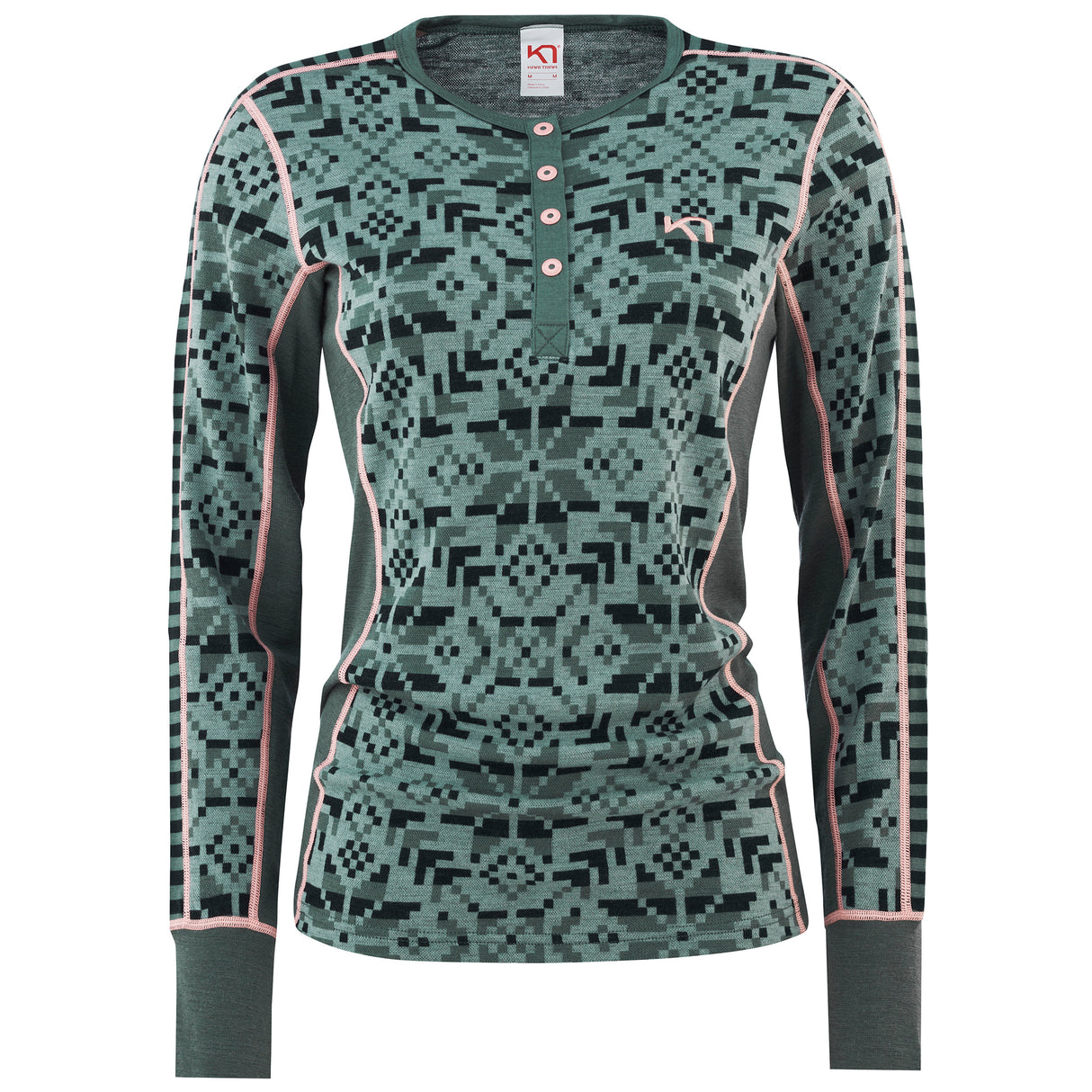 Kari Traa Else Long Sleeve Baselayer Skiundertrøje Dame - Murk Green