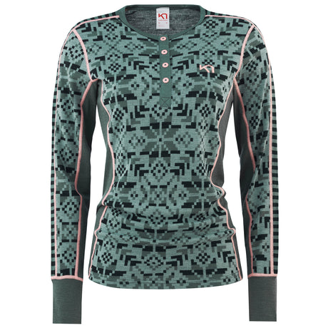 Kari Traa Else Long Sleeve Baselayer Skiundertrøje Dame - Murk Green