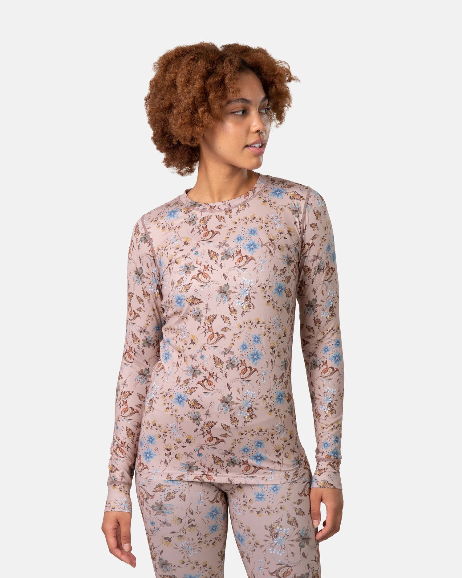 Kari Traa Fryd Long Sleeve Baselayer Træningstrøje Dame - Pri Pink