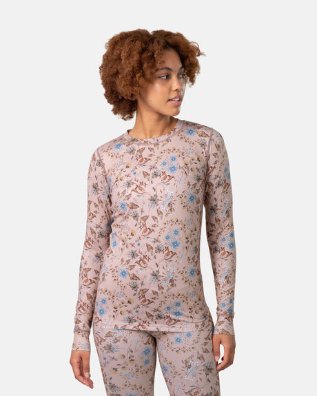 Kari Traa Fryd Long Sleeve Baselayer Træningstrøje Dame - Pri Pink