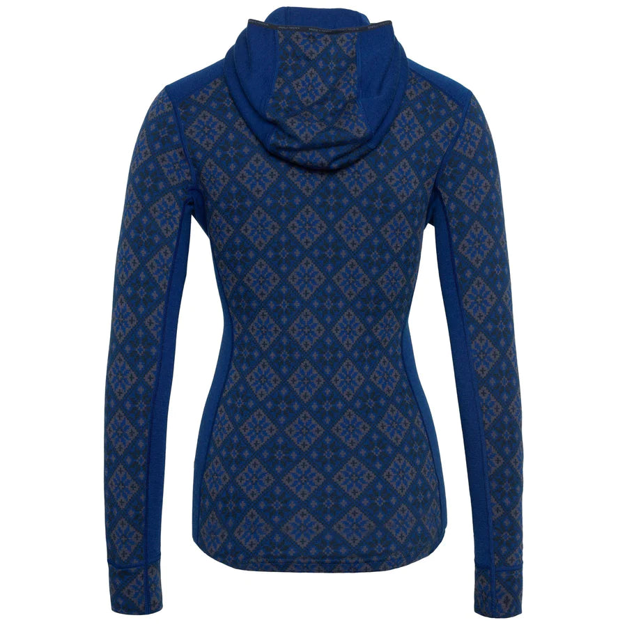 Kari Traa Rose Hoodie High Waist Skiundertøj Sæt Dame - Azure Blue -