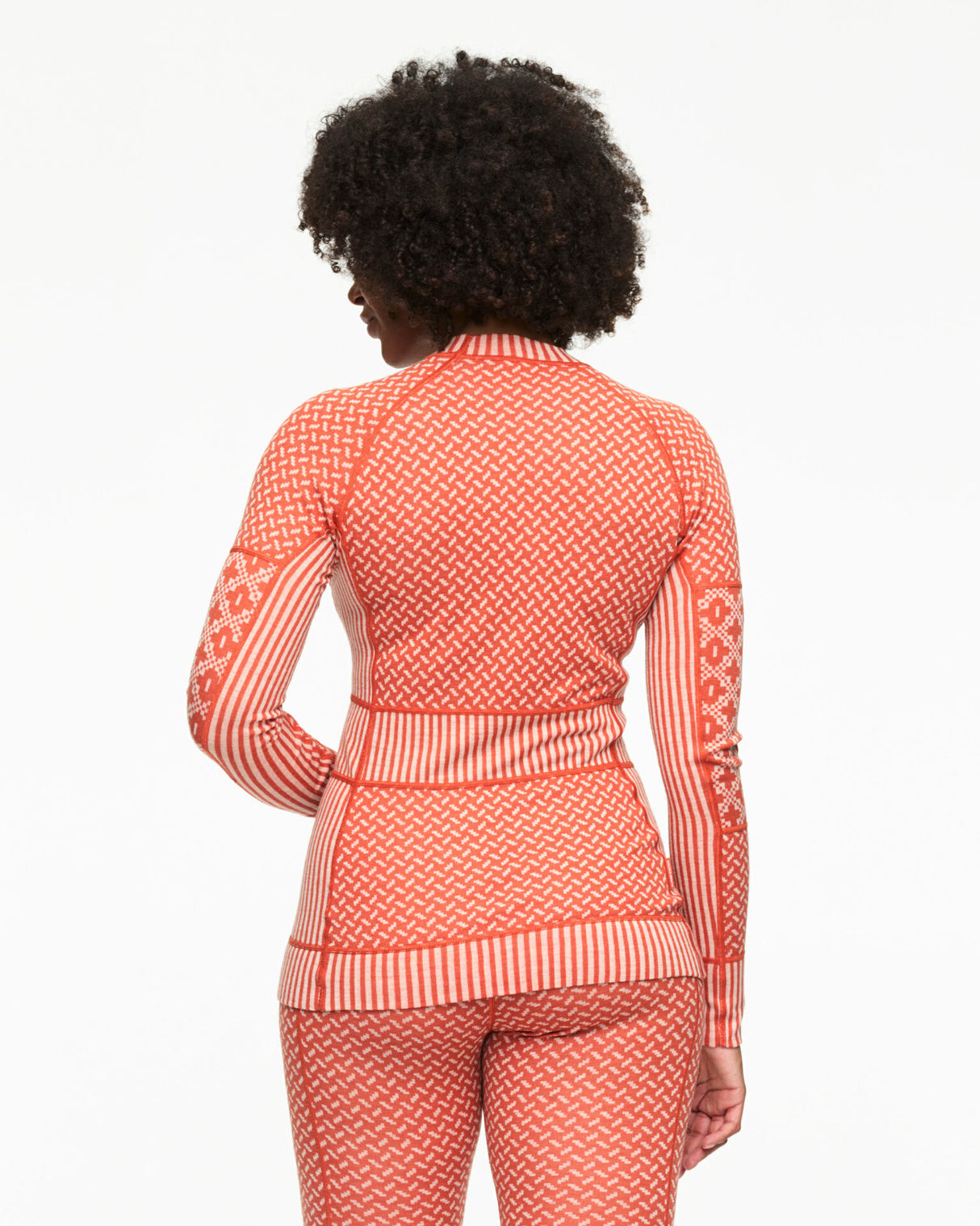 Kari Traa Smekker Long Sleeve Skiundertøj Sæt Dame - Cotta -