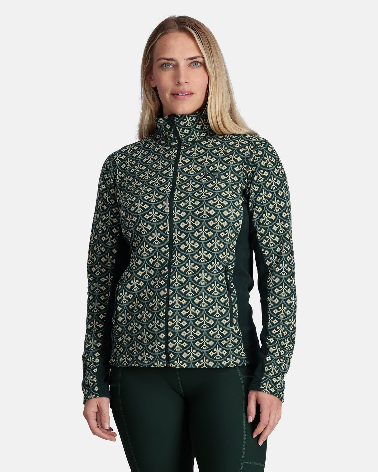 Kari Traa Thalena Fleece Dame - Pine Green - Pine Green