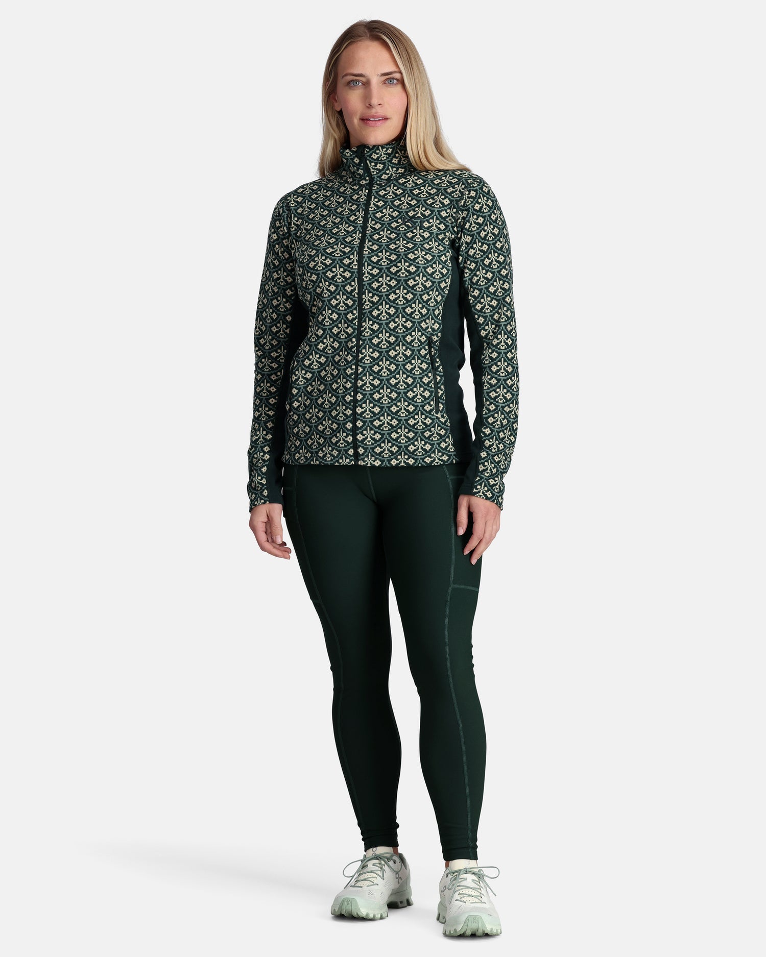 Kari Traa Thalena Fleece Dame - Pine Green -