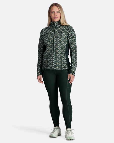 Kari Traa Thalena Fleece Dame - Pine Green -