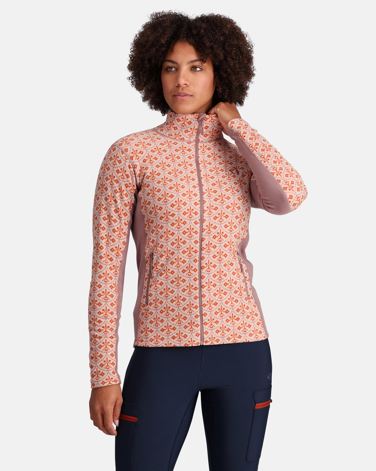 Kari Traa Thalena Fleece Dame - Taupe