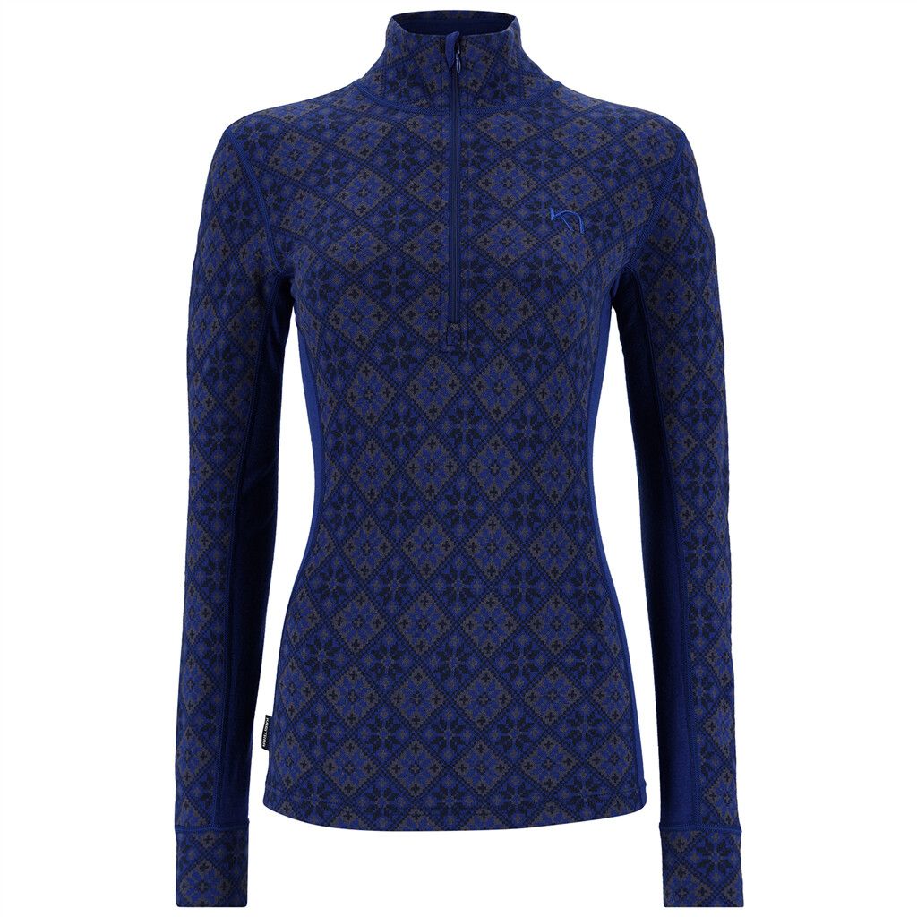 Kari Traa Rose Half Zip Skiundertrøje Dame - Azure Blue -
