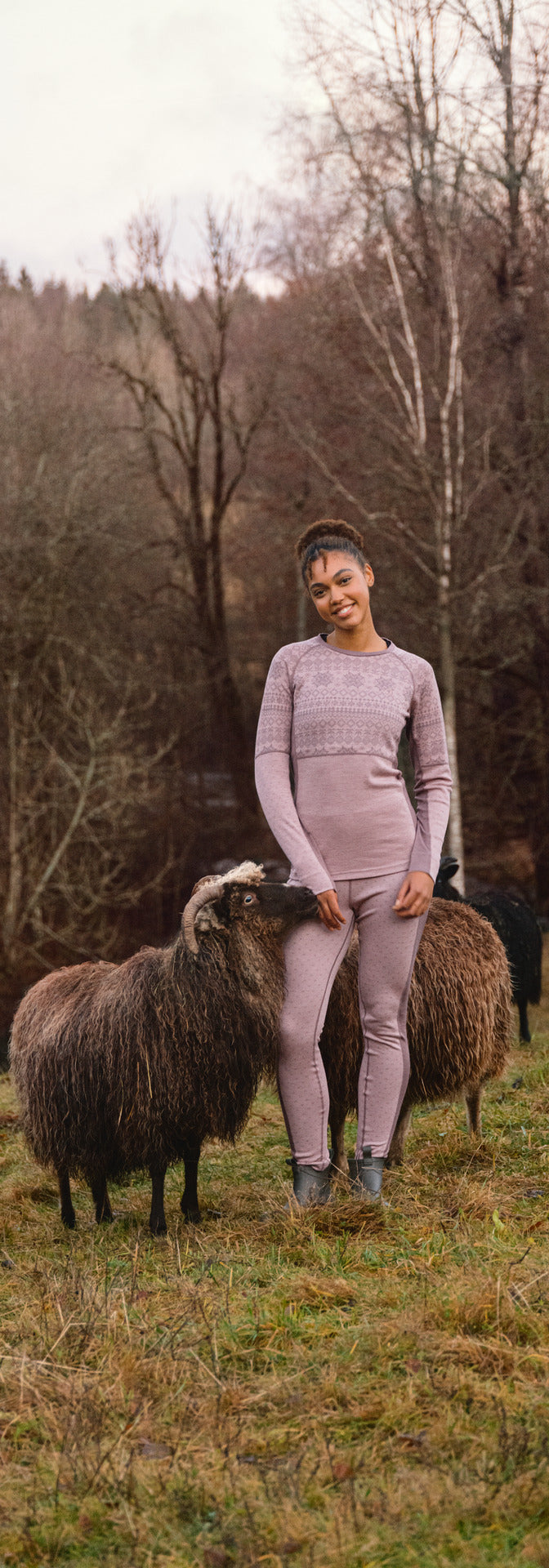 Kari Traa Vilma Long Sleeve Skiundertrøje Dame - Prim Pink -