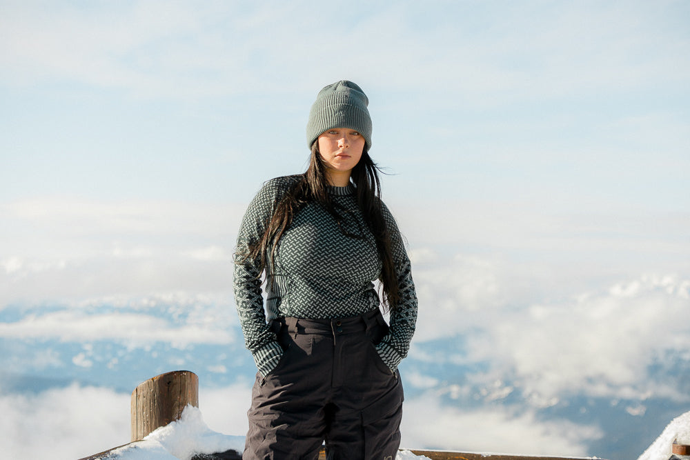 Kari Traa Smekker Long Sleeve Skiundertøj Sæt Dame - Pine Green -
