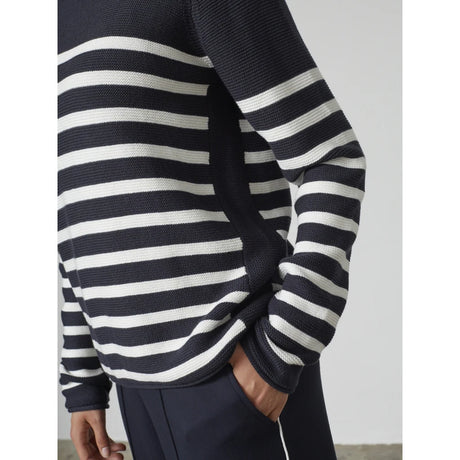 Redgreen Women Kathrine Striktrøje Dame - Ecru Stripe -