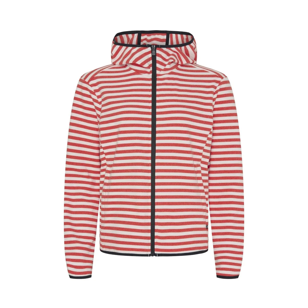 Sea Ranch Kia Fleece Jakke Dame - True Red / White - True Red White